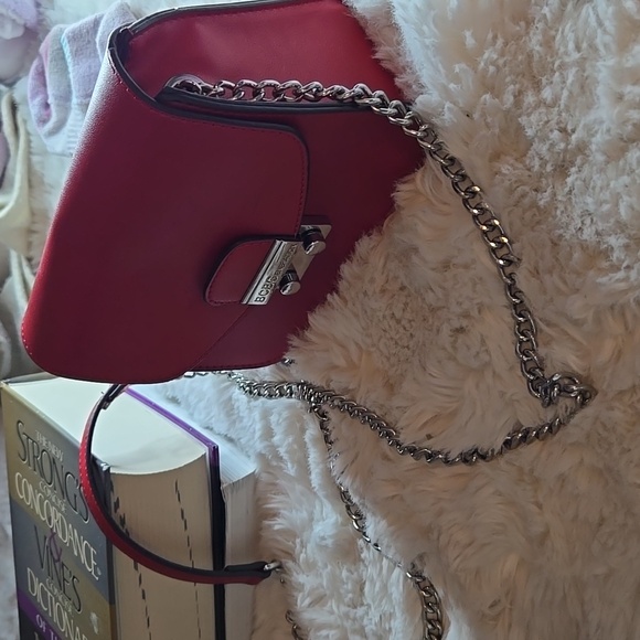 BCBGeneration Bold Red Mini Crossbody Bag - Picture 4 of 8